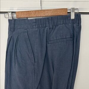 GAP Blue Easy Linen Trousers
